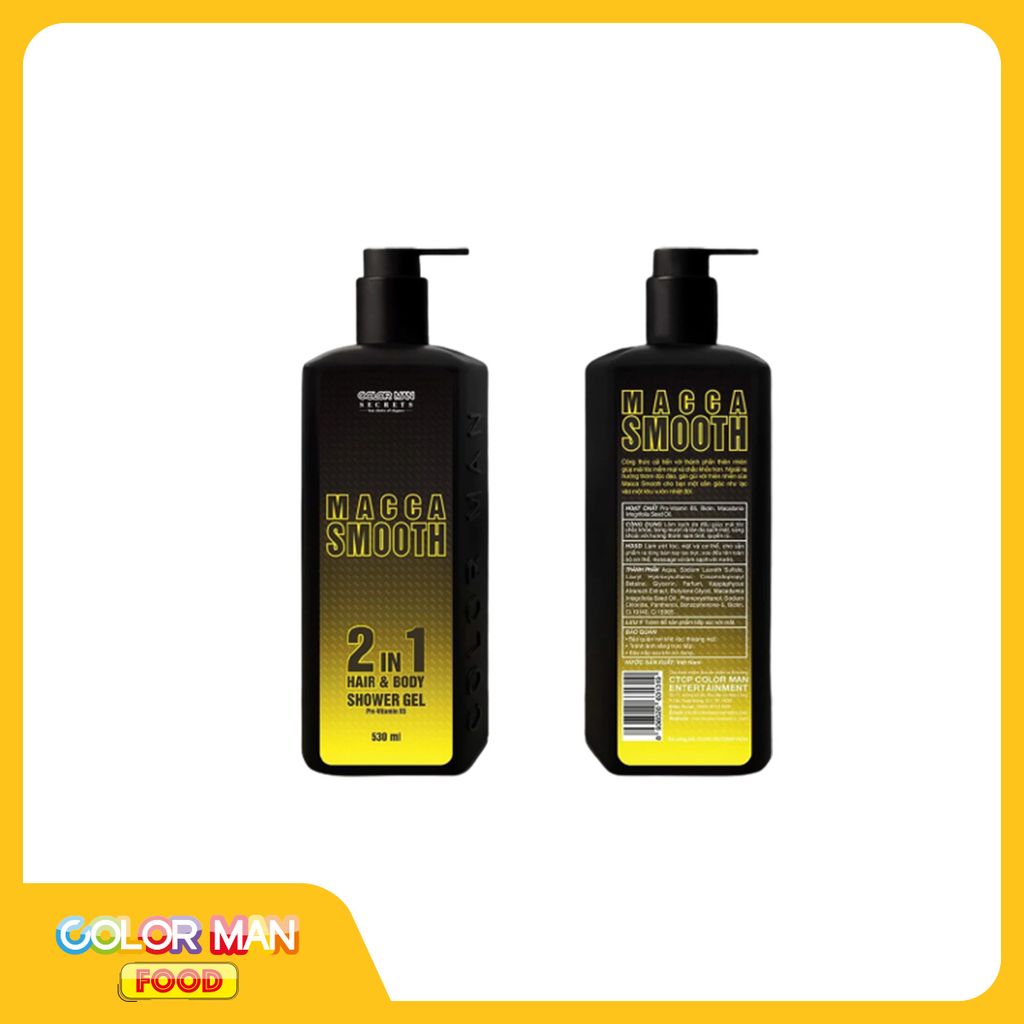 Dầu Gội Color Man Macca Smooth 530ml