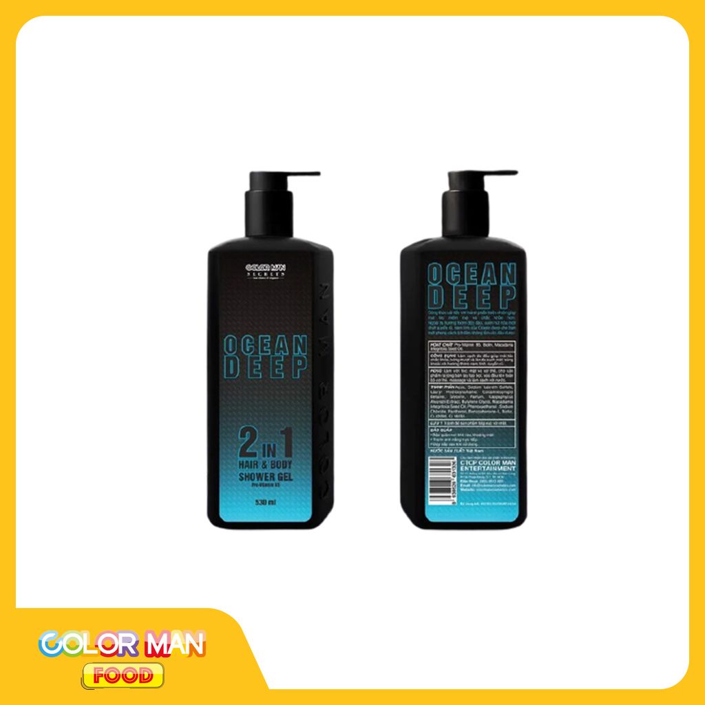 Dầu Gội Color Man Ocean 530ml