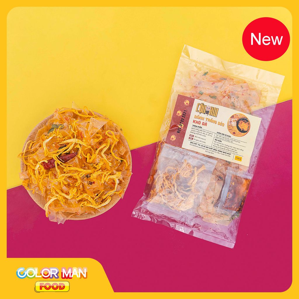 Bánh Tráng Dẻo Khô Gà Cậu Hai 110g