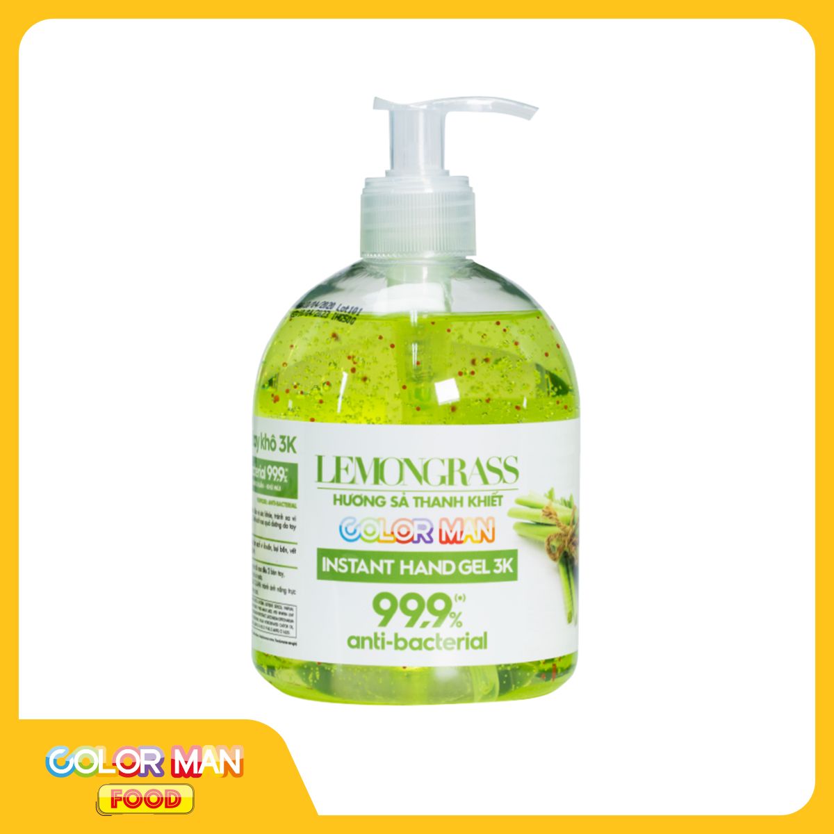 Gel Rửa Tay 500ml - Hương Sả Thanh Khiết