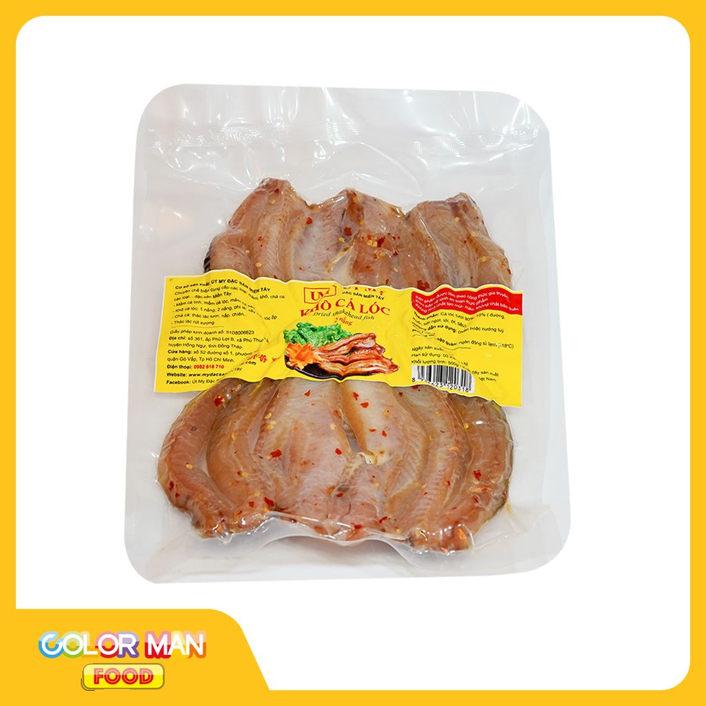 Khô Cá Lóc 2 Nắng Út Mỵ (2-3 con 500g)