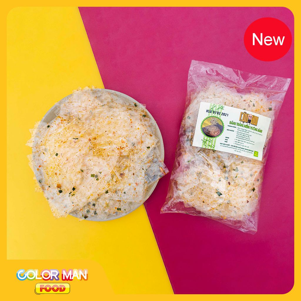 Bánh Tráng Miếng Vuông Hành Cậu Hai (100g)