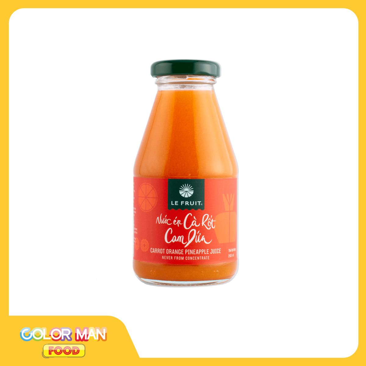 Nước Ép Carot Cam Dứa 260ml