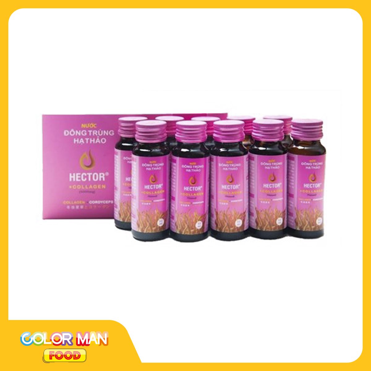 Nước Đông Trùng Hạ Thảo Hector Collagen 50ml x 10 chai
