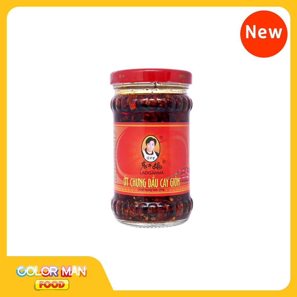 Ớt Chưng Dầu Laoganma Cay Giòn 210g
