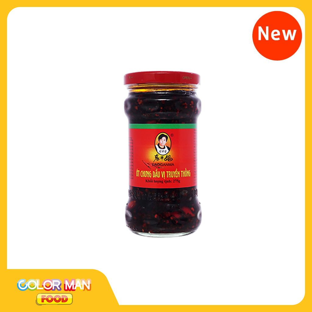 Ớt Chưng Dầu Laoganam Vị Truyền Thống 275g