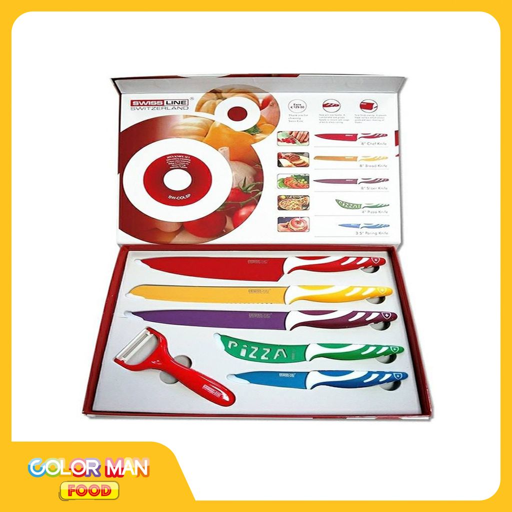 Set Dao 6 Màu Thụy Sỹ (1700gr)