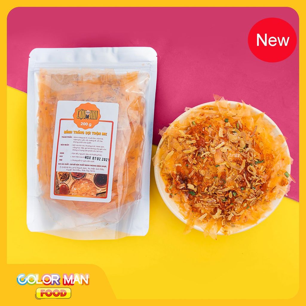 Bánh Tráng Sợi Trộn Me Cậu Hai (200g)