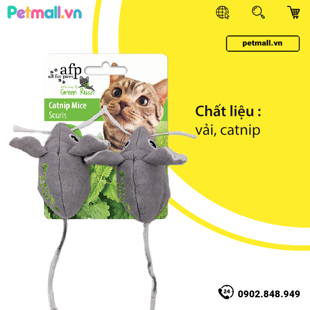 Đồ chơi con chuột Catnip Mice