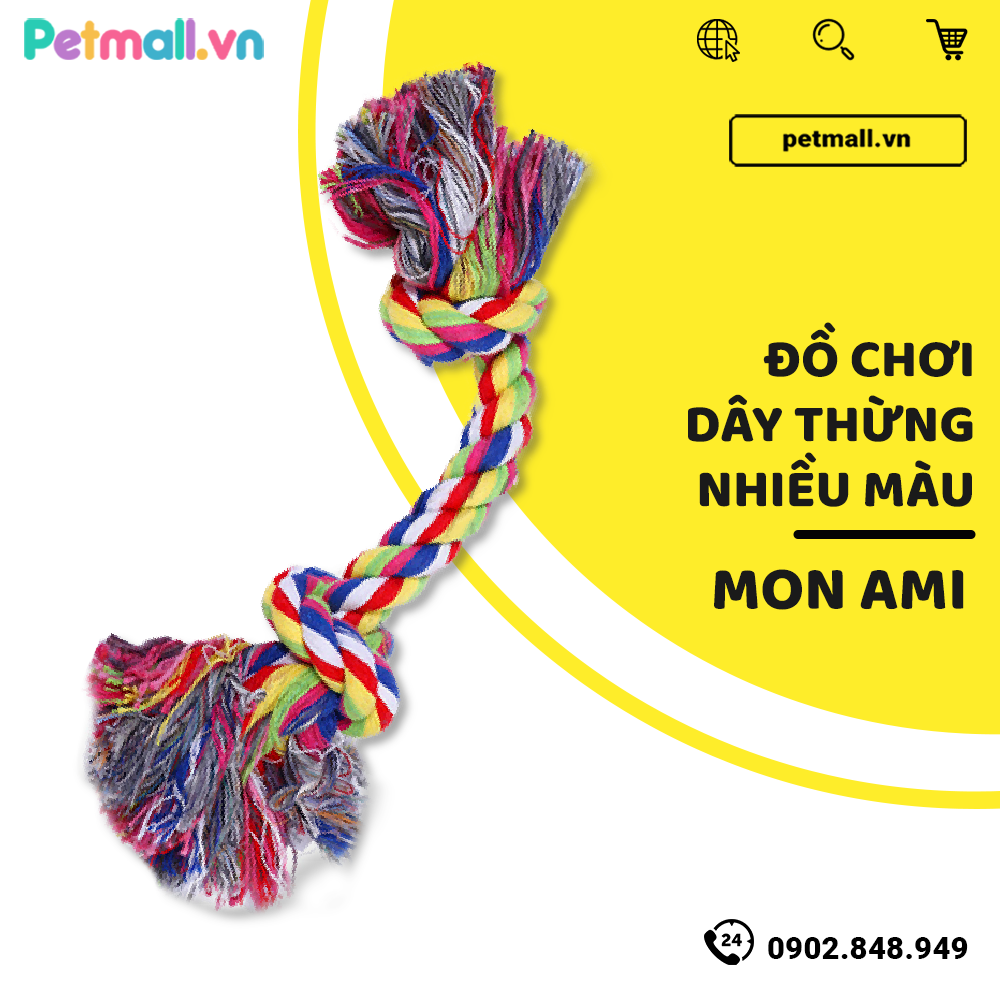 Đồ chơi dây thừng nhiều màu Mon Ami