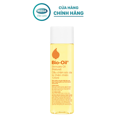  Dầu chăm sóc da từ Thiên Nhiên giúp giảm rạn da mờ sẹo cho da nhạy cảm BIO-OIL SKINCARE OIL (NATURAL) Chai 125ml 