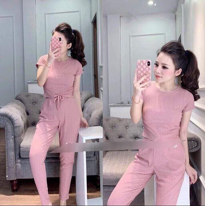 SET CROPTOP TRƠN 44-58kg - DG05001