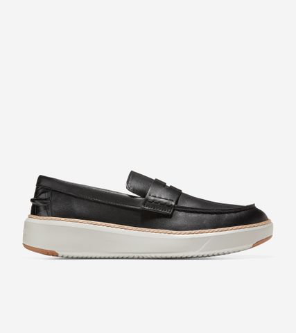 GRANDPRØ TOPSPIN PENNY LOAFER - BLACK / 7 / WIDE