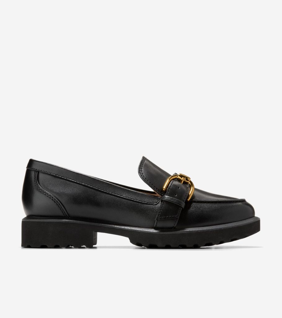 giana buckle loafers