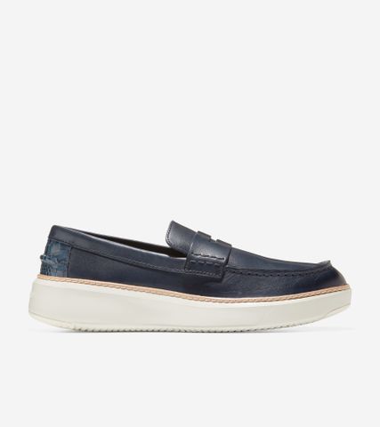 GRANDPRØ TOPSPIN PENNY LOAFER - BLUE / 7 / WIDE