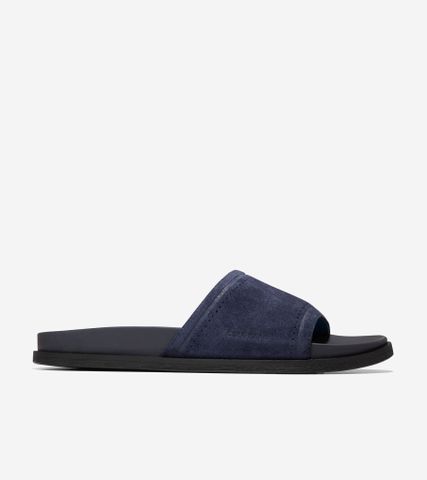 MODERN CLASSICS SLIDE SANDAL - BLUE / 7 / WIDE