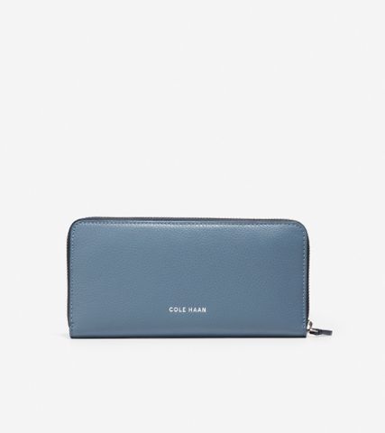 VARTAN CONTINENTAL WALLET - BLUE