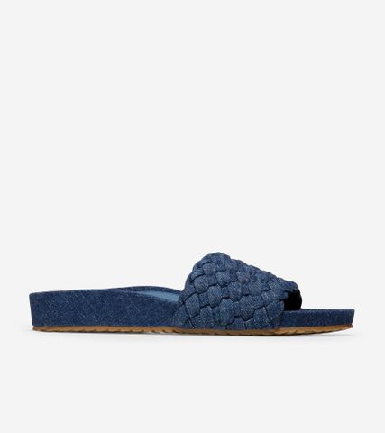 MOJAVE SLIDE SANDAL - BLUE / 5 / MEDIUM