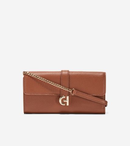 WALLET ON A CHAIN - BROWN