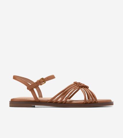 JITNEY KNOT SANDAL - BROWN / 5.5 / MEDIUM