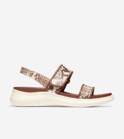 ZERØGRAND MERITT SANDAL - BROWN / 5 / WIDE