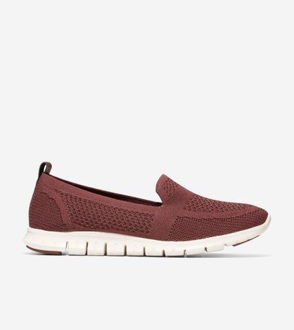 ZERØGRAND STITCHLITE SLIP ON LOAFER - CORDOVAN / 5.5