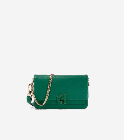 MINI DAY-TO-NIGHT BAG (WITH METAL CHAIN) - GREEN