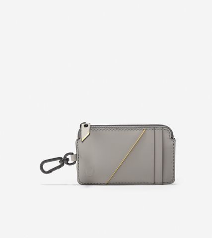 GWP ZERØGRAND ZIP CARD CASE - GREY