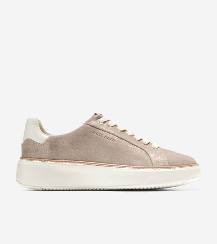 GRANDPRØ TOPSPIN SNEAKER - KHAKI / 5 / WIDE