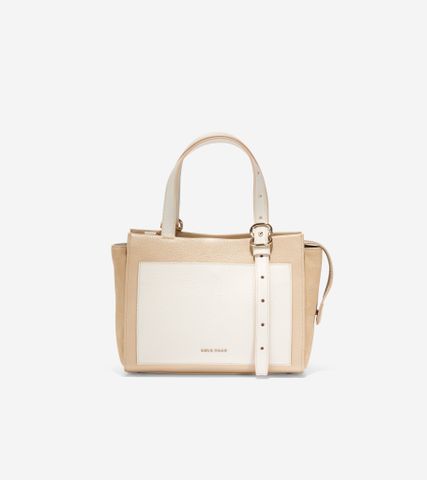 SMALL 3-IN-1 TOTE - LIGHT BROWN