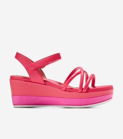 GRAND AMBITION ADDISON FLATFORM WEDGE - PINK / 5.5 / MEDIUM