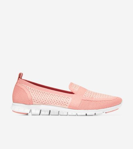 ZERØGRAND STITCHLITE™ SLIP ON LOAFER - ROSE / 5