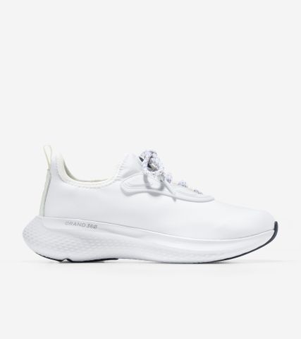 ZERØGRAND CHANGEPACE LACE UP SNEAKER - WHITE / 5