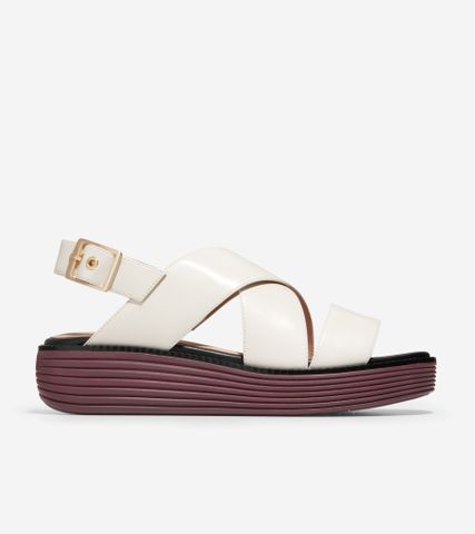 ØRIGINALGRAND PLATFORM SANDAL - WHITE / 5 / WIDE