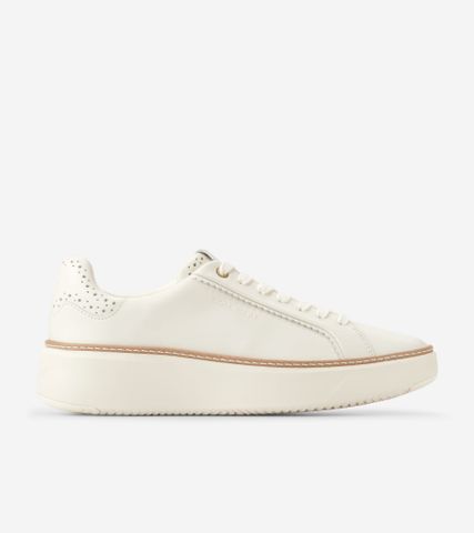 GRANDPRØ TOPSPIN SNEAKER - WHITE / 5 / WIDE