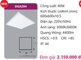  ĐÈN LED PANEL 600 X 600 DUHAL DGA204 / DGA 204 