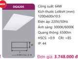  ĐÈN LED PANEL 600 X 1200 DUHAL DGA205 / DGA 205 