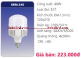  BÓNG ĐÈN LED DUHAL 40W KBNL840 / KBNL 840 VẶN ĐUÔI LỚN E27 