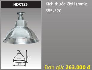 chóa đèn nhà xưởng công nghiệp duhal HDC125