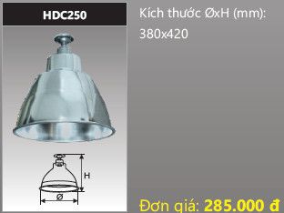  chóa đèn nhà xưởng công nghiệp duhal HDC250 