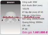  ĐÈN LED ÂM TRẦN CHIẾU SÂU DUHAL 30W BFA0301 / BFA0301 