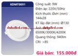  ĐÈN LED ÂM TRẦN DUHAL ĐỔI MÀU 9W KDMT0091 / KDMT 0091 