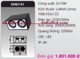  ĐÈN LED GẮN TRẦN NỔI DHAL 2x10W DFB2101 / DFB2101 