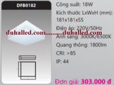  ĐÈN LED ỐP TRẦN DUHAL 18W DFB0182 / DFB 0182 