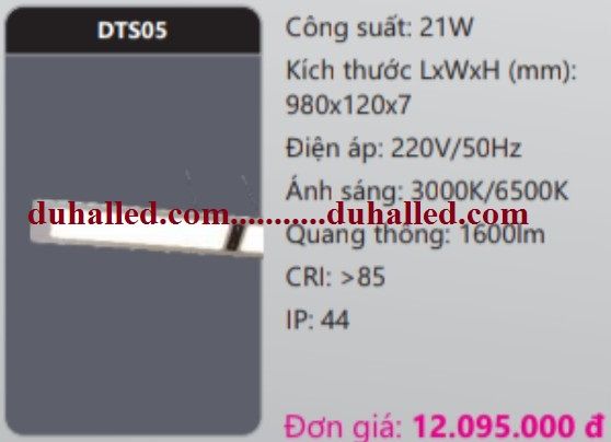 ĐÈN LED THẢ TRẦN TRANG TRÍ DUHAL 21W DTS05 / DTS 05