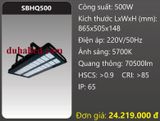  ĐÈN PHA LED BẢNG DUHAL 500W SBHQ500 / SBHQ 500 