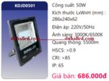  ĐÈN PHA LED DUHAL 50W KDJD0501 / KDJD 0501 