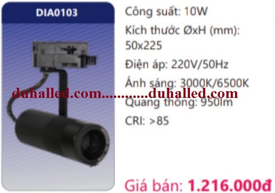 ĐÈN RỌI RAY DUHAL 10W DIA0103 / DIA0103