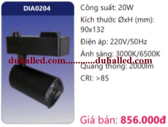  ĐÈN RỌI RAY DUHAL 20W DIA0204 / DIA 0204 