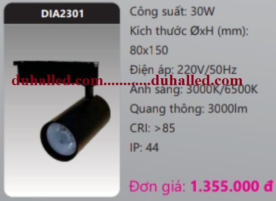 ĐÈN RỌI RAY DUHAL 30W DIA2301 / DIA 2301